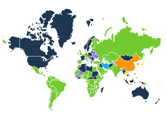 Popular Messenger Apps By Country